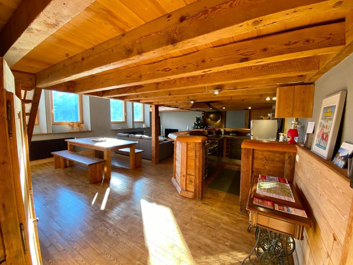 Apartament Ancienne Ecole Du Mont Servoz Zewnętrze zdjęcie